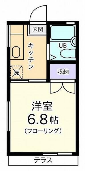 プチハウス 202｜東京都国分寺市内藤２丁目(賃貸アパート1K・1階・20.00㎡)の写真 その1