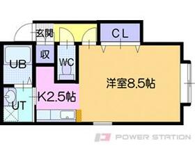 グランシエル  ｜ 北海道江別市文京台（賃貸アパート1K・1階・28.00㎡） その2