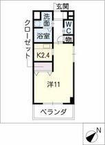 スタシオン上小田井  ｜ 愛知県名古屋市西区貴生町（賃貸マンション1K・4階・35.00㎡） その2