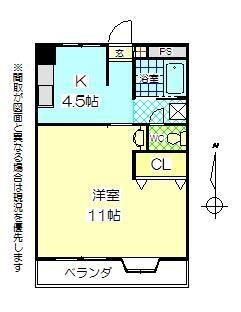 同じ建物の物件間取り写真 - ID:244004005806