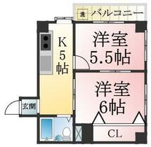 山の手ハイツ  ｜ 兵庫県神戸市長田区大丸町３丁目（賃貸マンション2K・3階・30.00㎡） その2