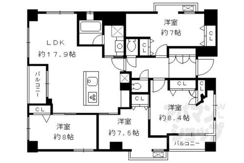 同じ建物の物件間取り写真 - ID:226063266087