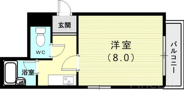 兵庫県神戸市垂水区舞子坂３丁目(賃貸マンション1K・5階・27.50㎡)の写真 その2