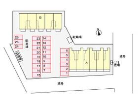 セントポーンズ唐津Ｂ 203 ｜ 佐賀県唐津市和多田大土井（賃貸アパート1LDK・2階・42.28㎡） その3