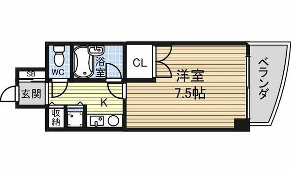 愛知県名古屋市熱田区玉の井町(賃貸マンション1K・3階・25.00㎡)の写真 その2