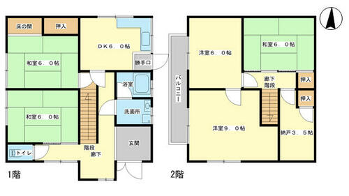 兵庫県姫路市御立中８丁目（一戸建）の賃貸物件の間取り