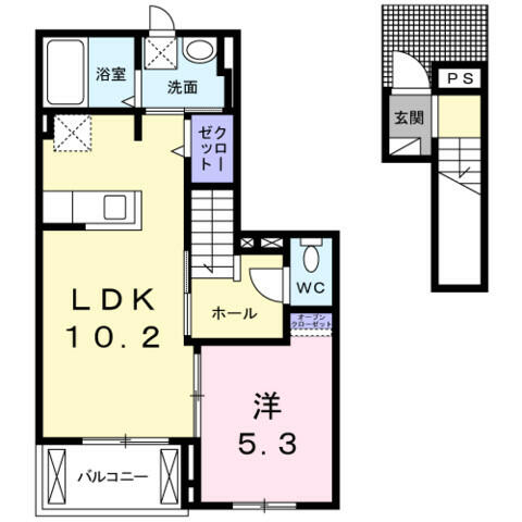 同じ建物の物件間取り写真 - ID:227080119274