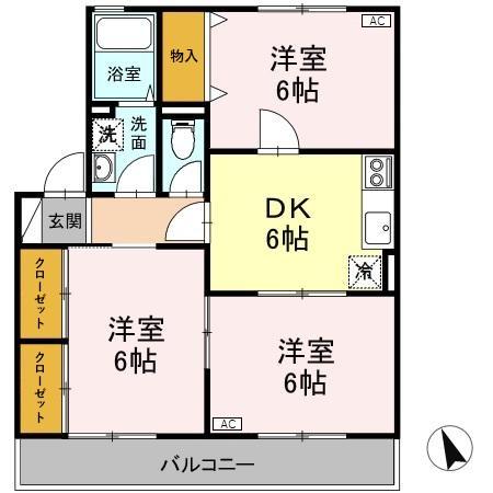 同じ建物の物件間取り写真 - ID:215002646060