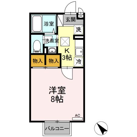 同じ建物の物件間取り写真 - ID:204004137230