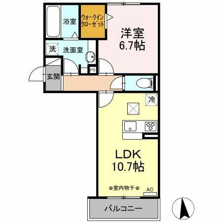 同じ建物の物件間取り写真 - ID:221010547503