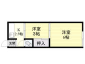 豊中市原田元町１丁目 2階建 築61年のイメージ