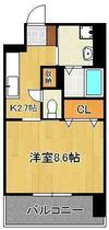 グラーツィア畠中  ｜ 福岡県北九州市小倉北区三萩野１丁目（賃貸マンション1K・3階・30.45㎡） その2