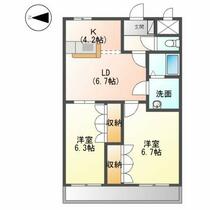 Ｆ・ロッシュ  ｜ 愛知県愛知郡東郷町清水４丁目（賃貸マンション2LDK・3階・51.57㎡） その2