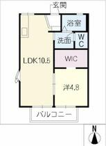 イーストビレッジ１０９  ｜ 岐阜県岐阜市野一色６丁目（賃貸アパート1LDK・2階・35.30㎡） その2