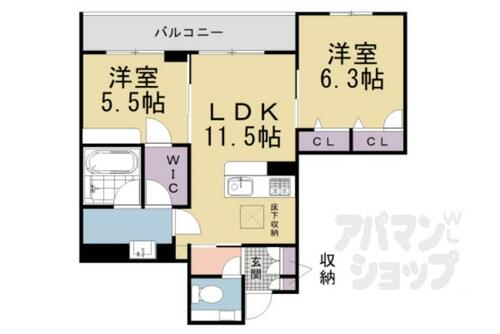 同じ建物の物件間取り写真 - ID:226065856294