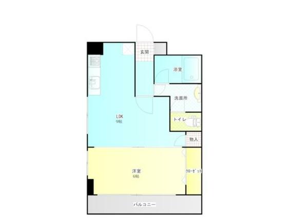 アヴィニール吉野 303｜福岡県北九州市小倉北区吉野町(賃貸マンション1LDK・3階・34.00㎡)の写真 その2