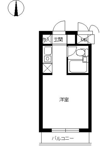 スカイコート元住吉第２ 109｜神奈川県川崎市中原区木月大町(賃貸マンション1R・1階・16.50㎡)の写真 その2