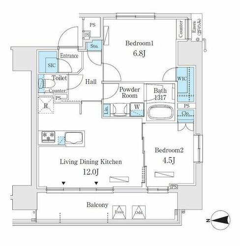 同じ建物の物件間取り写真 - ID:213103112375