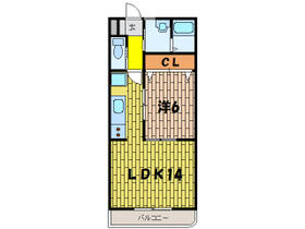 アネシス東屋 205 ｜ 徳島県名西郡石井町石井字石井（賃貸マンション1LDK・2階・47.04㎡） その2