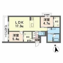 Ｇｒｅｅｎａｇｅ　Ｕ 201 ｜ 熊本県熊本市中央区横手５丁目（賃貸マンション2LDK・2階・70.95㎡） その2