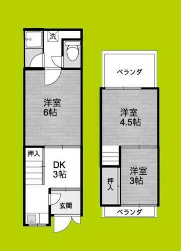 同じ建物の物件間取り写真 - ID:227075947023