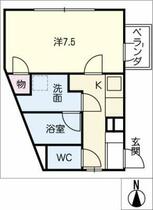 桜ヒルズ  ｜ 愛知県名古屋市南区呼続４丁目（賃貸マンション1K・2階・25.98㎡） その2