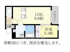 メイクスＲ大江  ｜ 愛知県名古屋市南区豊田５丁目（賃貸アパート1LDK・2階・30.37㎡） その2