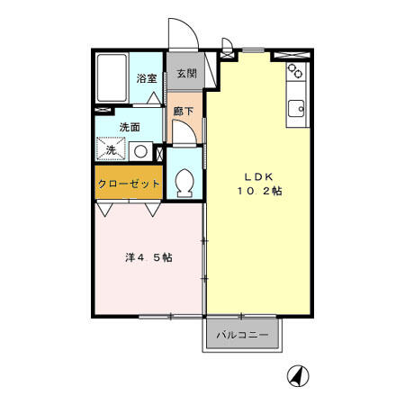 同じ建物の物件間取り写真 - ID:241004486371