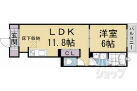 メゾン藤ノ木 102 ｜ 京都府京都市中京区西ノ京藤ノ木町（賃貸アパート1LDK・1階・40.16㎡） その2