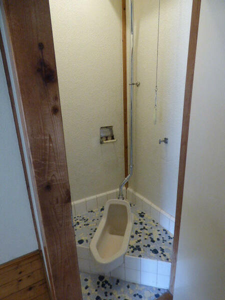 画像6:懐かしの和式トイレ
