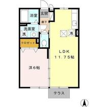 メゾンドソレイユ 101 ｜ 佐賀県佐賀市鍋島５丁目（賃貸アパート1LDK・1階・40.30㎡） その2