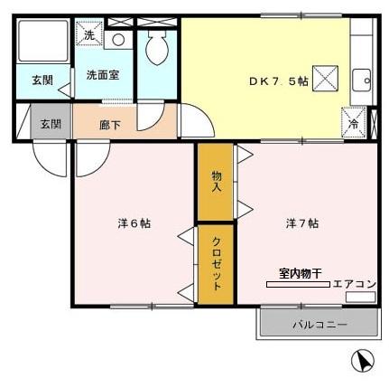 同じ建物の物件間取り写真 - ID:224004693675