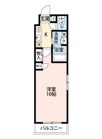 ＧＲＡＣＥ　ＢＡＹ　ＣＩＴＹ｜広島県広島市南区宇品西２丁目(賃貸マンション1K・2階・30.13㎡)の写真 その2