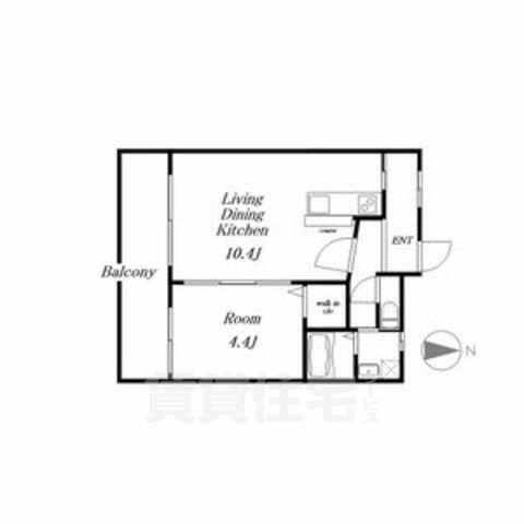 中央玻璃器マンション｜愛知県名古屋市東区白壁３丁目(賃貸マンション1LDK・2階・40.96㎡)の写真 その2