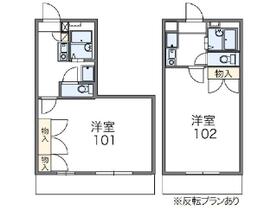 レオパレス三秀Ａ 103 ｜ 大分県大分市大字猪野（賃貸アパート1K・1階・26.49㎡） その2