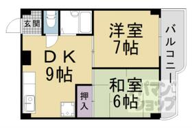 京都府京都市山科区勧修寺縄手町（賃貸マンション2LDK・2階・45.36㎡） その2