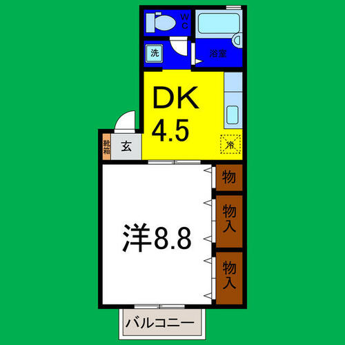 同じ建物の物件間取り写真 - ID:236002826608