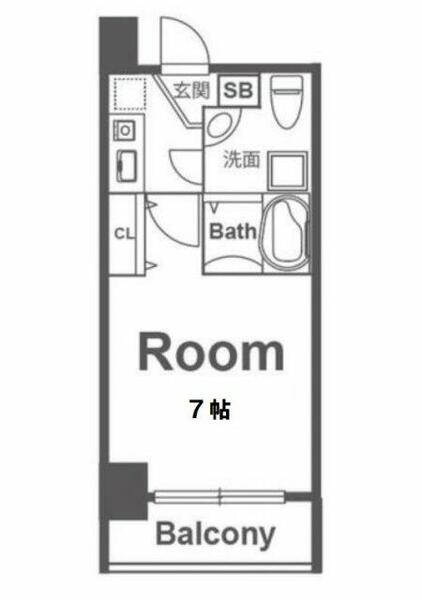 セレニテ中津｜大阪府大阪市北区中津７丁目(賃貸マンション1K・9階・25.02㎡)の写真 その2