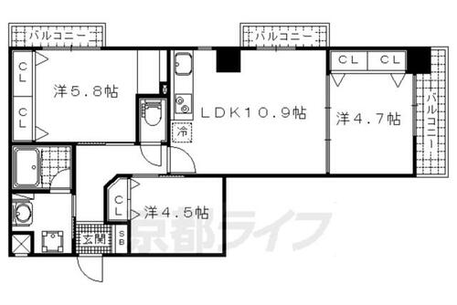 同じ建物の物件間取り写真 - ID:226065428878