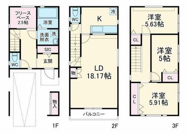 間取り：227103057839