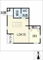 翔Ｍｉｎｏｋａｍｏ  ｜ 岐阜県美濃加茂市太田町（賃貸マンション1LDK・4階・29.12㎡） その2