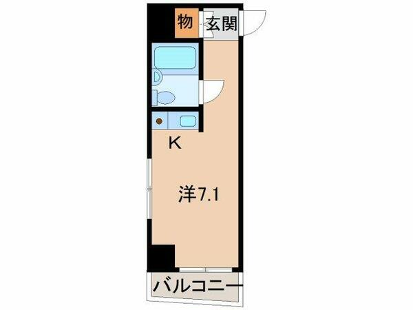 朝日プラザ三木町｜和歌山県和歌山市三木町堀詰(賃貸マンション1R・3階・18.85㎡)の写真 その2