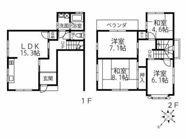 間取り：227103328276