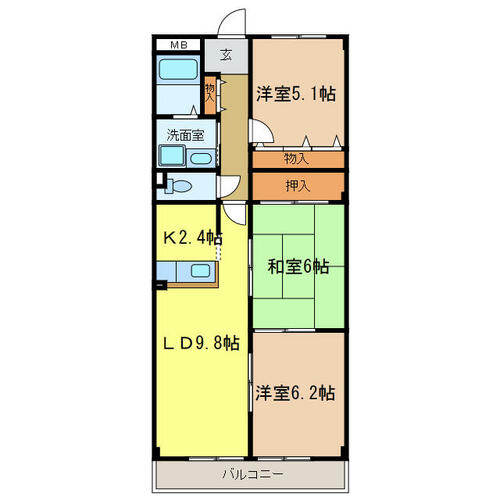 同じ建物の物件間取り写真 - ID:227082037256