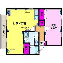 ペルレ南富山  ｜ 富山県富山市大町（賃貸アパート1LDK・2階・61.82㎡） その2