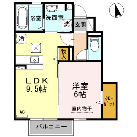 同じ建物の物件間取り写真 - ID:244003968941