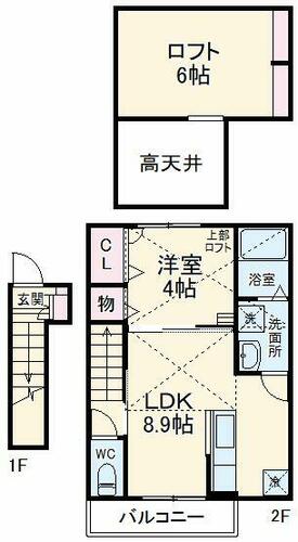 同じ建物の物件間取り写真 - ID:212044387049