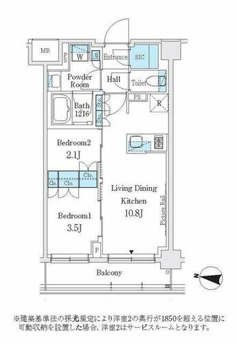 同じ建物の物件間取り写真 - ID:213102015808