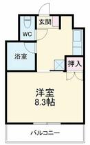 ラ・ウイング青山 3E ｜ 愛知県長久手市先達（賃貸マンション1K・3階・25.42㎡） その2