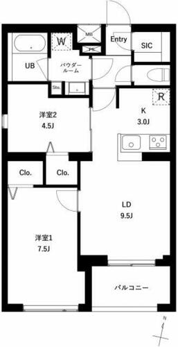 同じ建物の物件間取り写真 - ID:213101884436